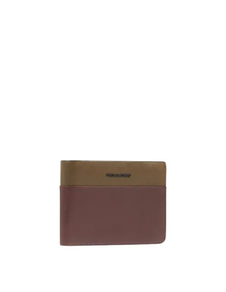 Piquadro Harper Leather Wallet for Men | Elegant & Functional, green-brown