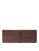 Piquadro Harper Men's Leather Wallet with RFID Protection, brown