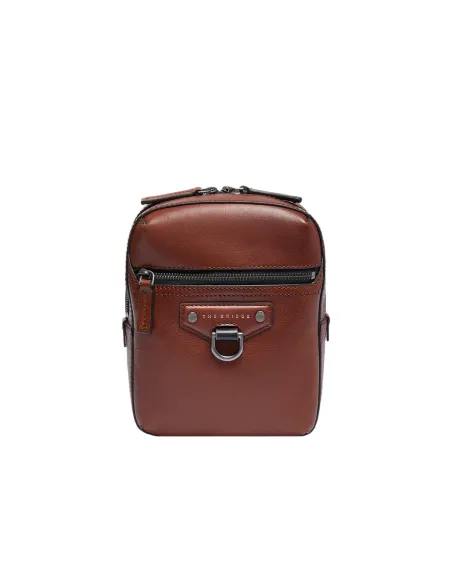 Borsello piccolo in pelle The Bridge Iacopo, marrone