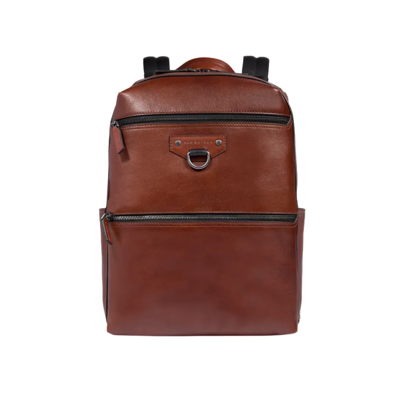The Bridge Iacopo leather laptop backpack | Handmade in...