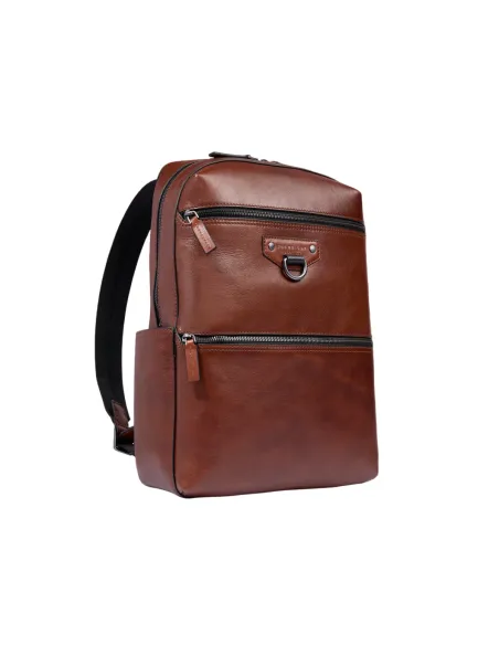The Bridge Iacopo leather laptop backpack | Handmade in Italy, brown