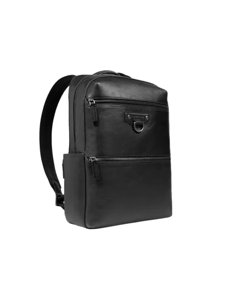 The Bridge Iacopo leather laptop backpack | Handmade in Italy, black