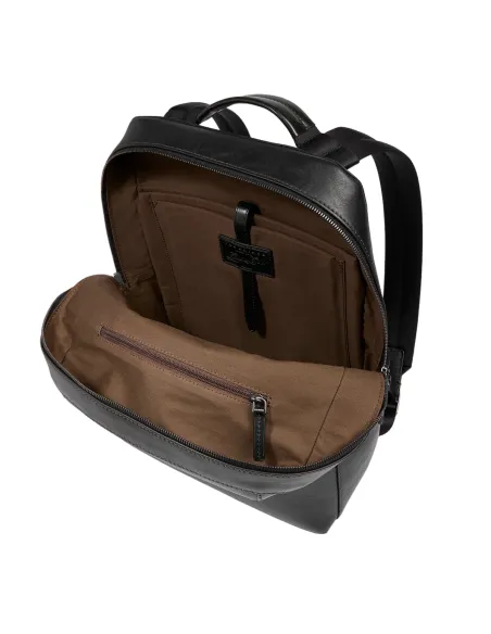 The Bridge Iacopo leather laptop backpack | Handmade in Italy, black