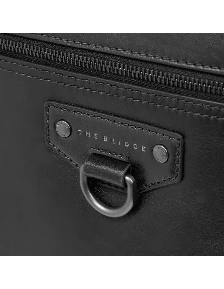 The Bridge Iacopo leather laptop backpack | Handmade in Italy, black
