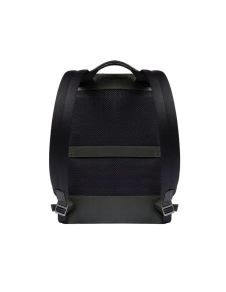 The Bridge Iacopo leather laptop backpack | Handmade in Italy, green