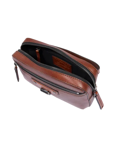 The Bridge Jacopo men's leather pouch, brown