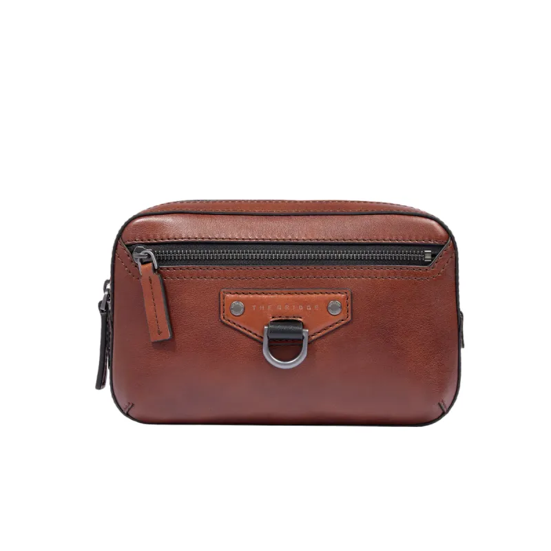 The Bridge Jacopo men's leather pouch, brown