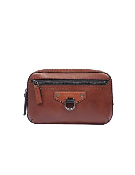 The Bridge Jacopo men's leather pouch, brown