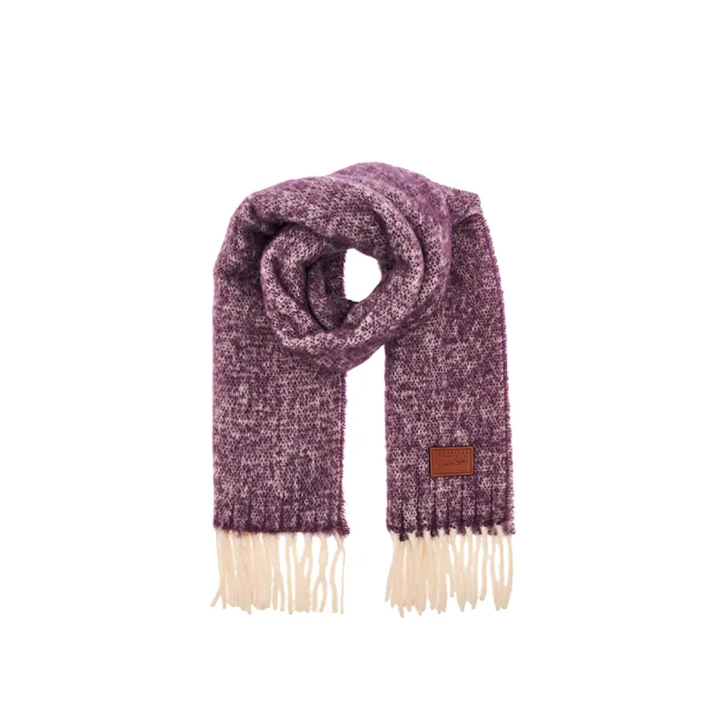 The Bridge women's scarf, bordeaux 2