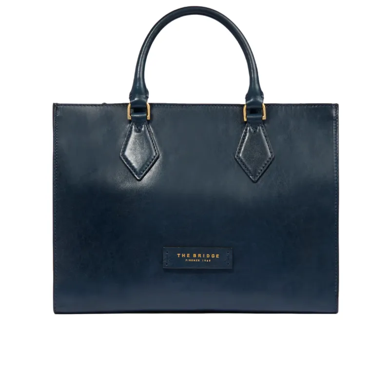 Shopping grande due manici The Bridge Ida, blu