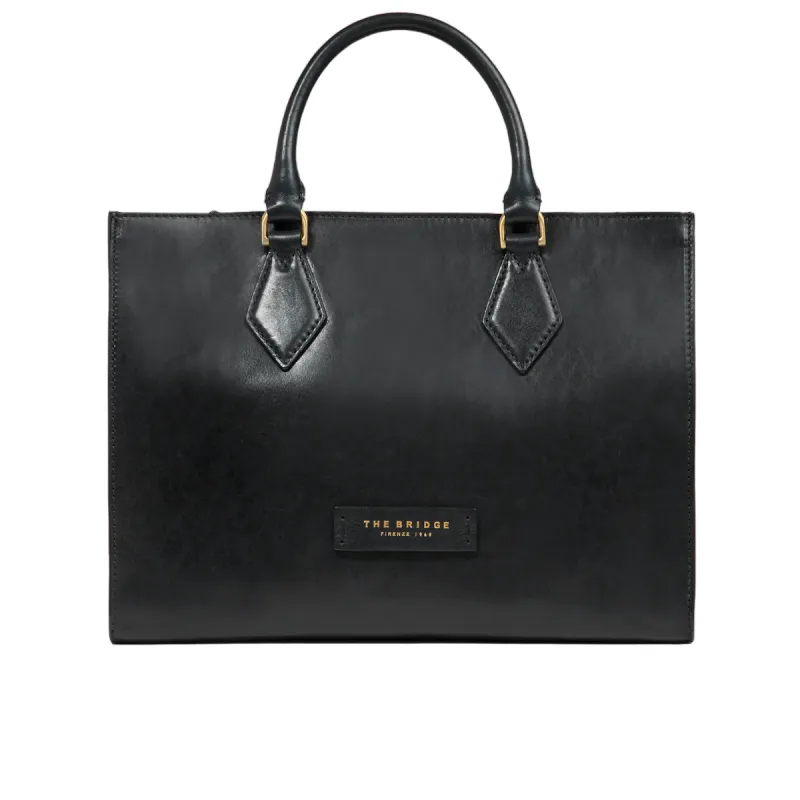 The Bridge Ida large two-handled shopping bag, black