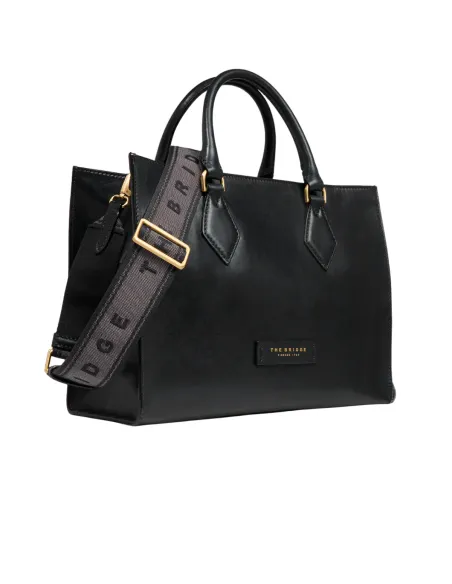 The Bridge Ida large two-handled shopping bag, black