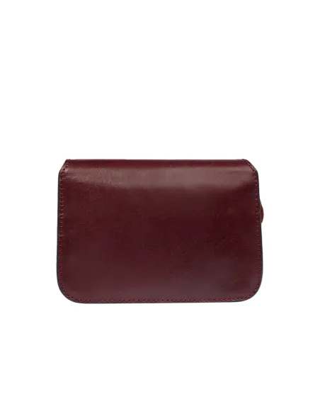 Tracolla in pelle con pattina The Bridge Lucrezia, mosto