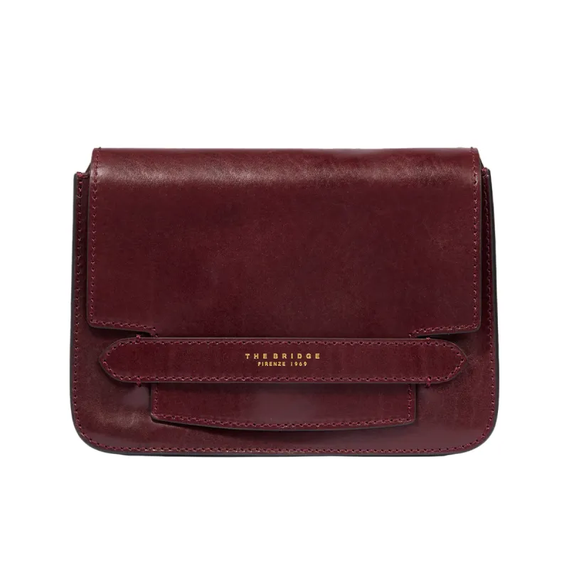 The Bridge Lucrezia small Shoulder bag, bordeaux