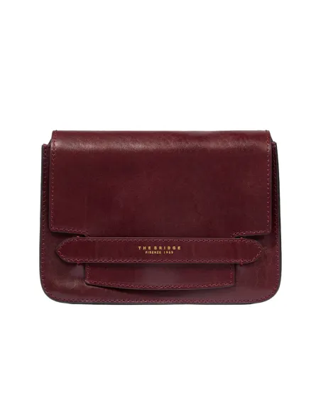 The Bridge Lucrezia small Shoulder bag, bordeaux