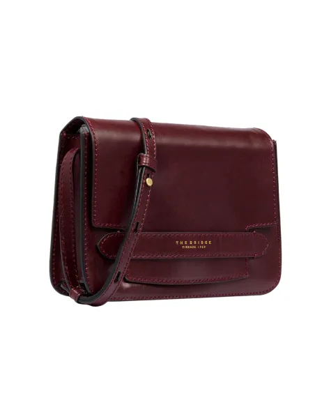 The Bridge Lucrezia small Shoulder bag, bordeaux