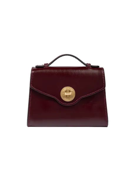 Mini-Tasche mit Henkel und Schulterriemen The Bridge Irene, Wein