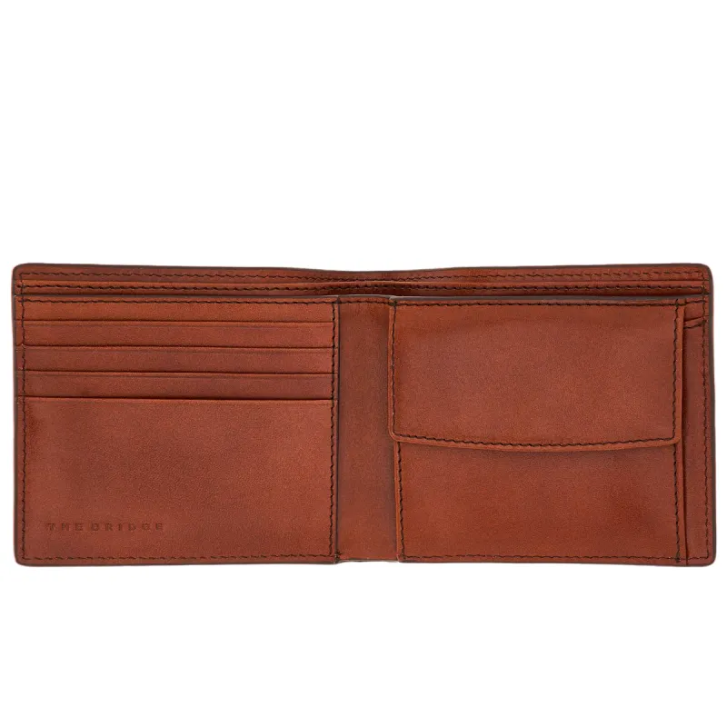 The Bridge Iacopo men's leather wallet | RFID protection,...