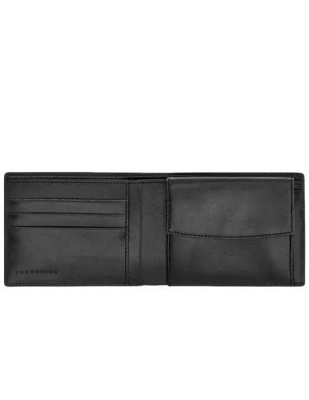 The Bridge Iacopo men's leather wallet | RFID protection, black