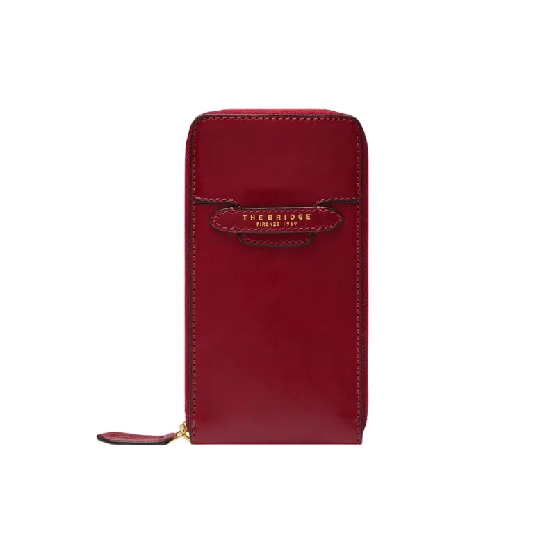 The Bridge Lucrezia leather smartphone holder | Made in...