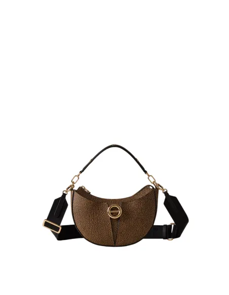 Borbonese Tulip Small Women's Bag in OP Canvas & Leather