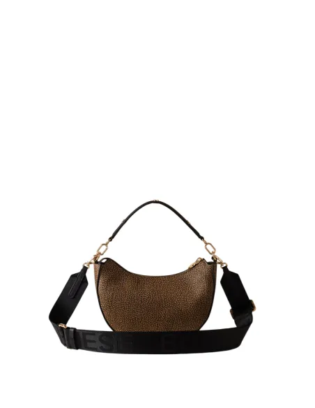 Borbonese Tulip Kleine Damenhandtasche aus OP Canvas & Leder