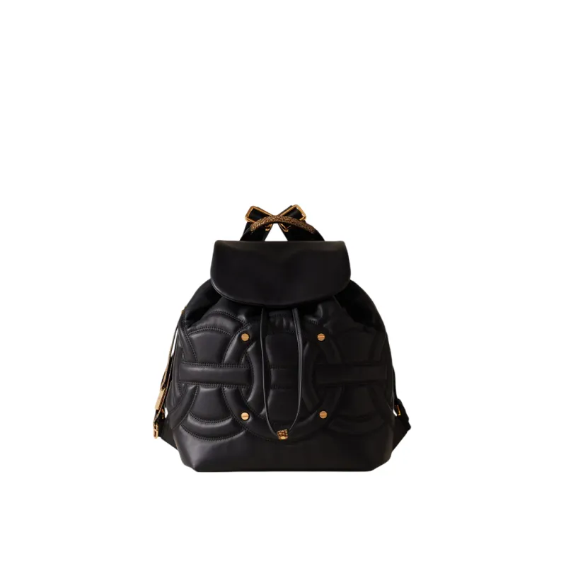 Borbonese Rondò Damenrucksack aus gestepptem leder &...