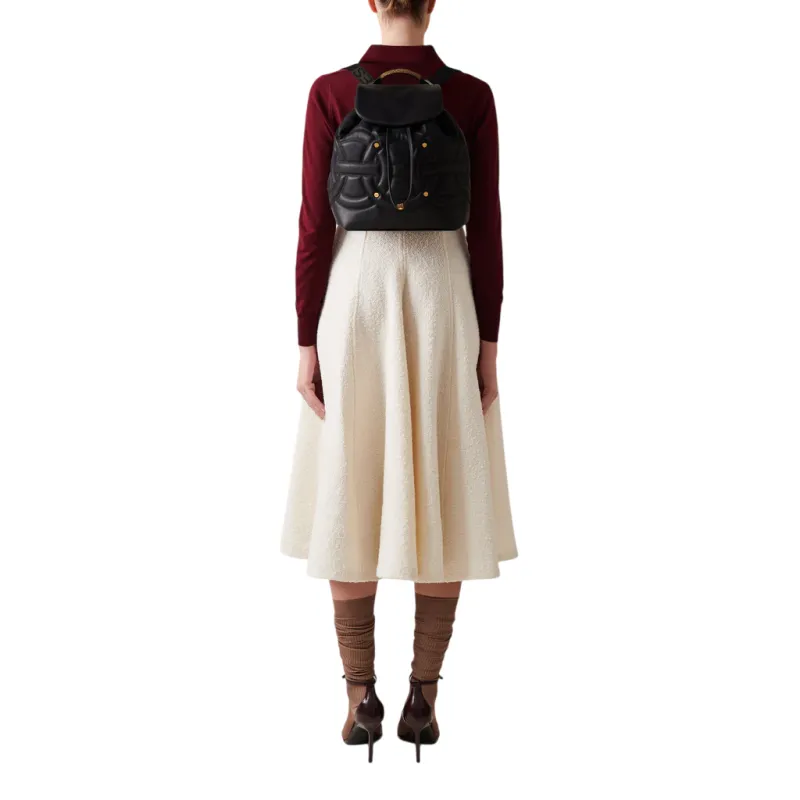 Borbonese Rondò Medium Women's Backpack in Quilted... 2