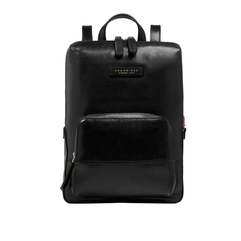 The Bridge Iolanda medium-sized women's backpack, black
