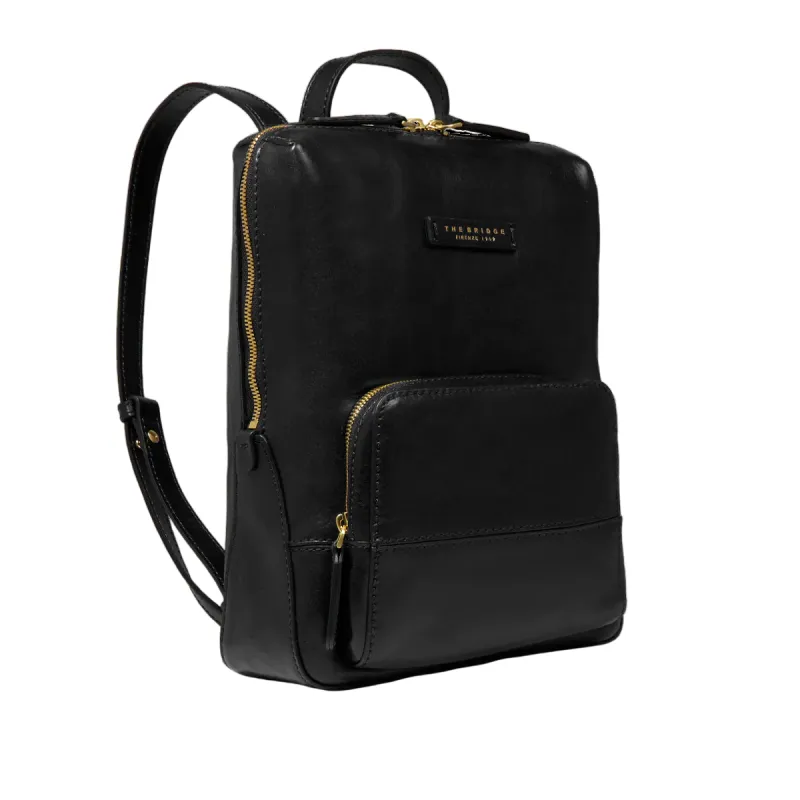The Bridge Iolanda medium-sized women's backpack, black 2
