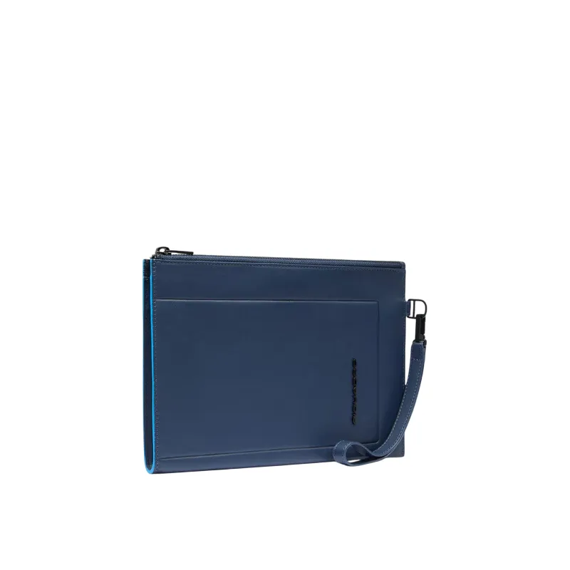 Piquadro Atlas Tasche für iPad® mini Echtleder, blau 2