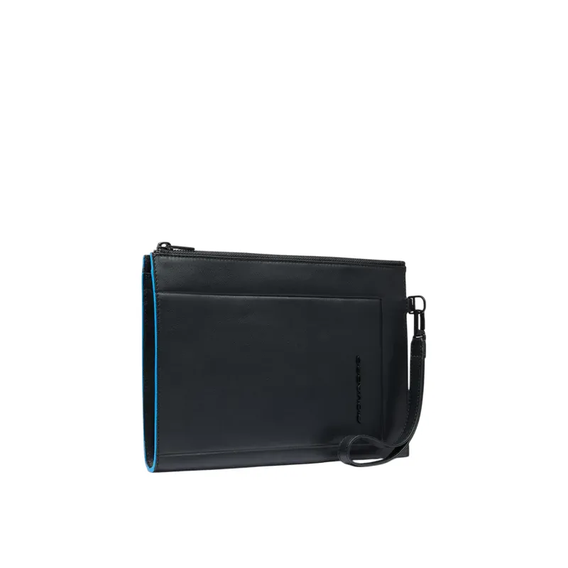 Pochette porta iPad ® mini in pelle Piquadro Atlas, nero 2