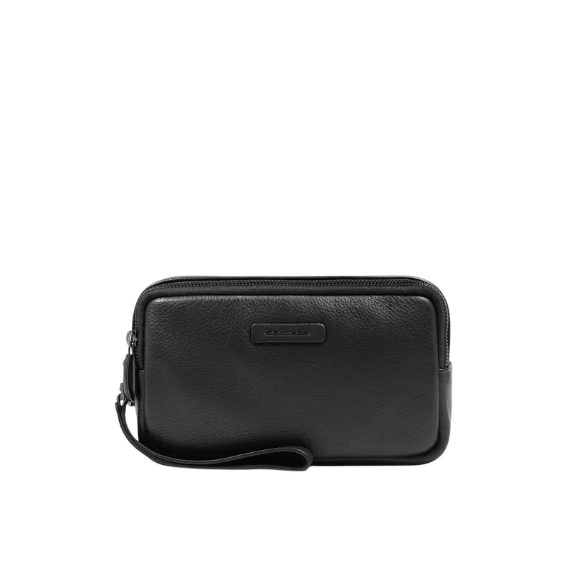 Piquadro Modus Special Men's Leather Pouch, black
