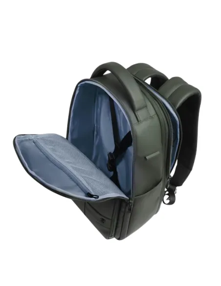 Piquadro Corner Small Expandable Travel Backpack, green