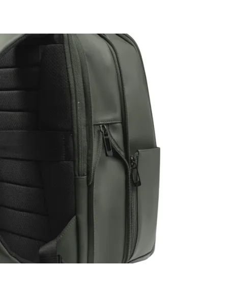 Piquadro Corner Small Expandable Travel Backpack, green