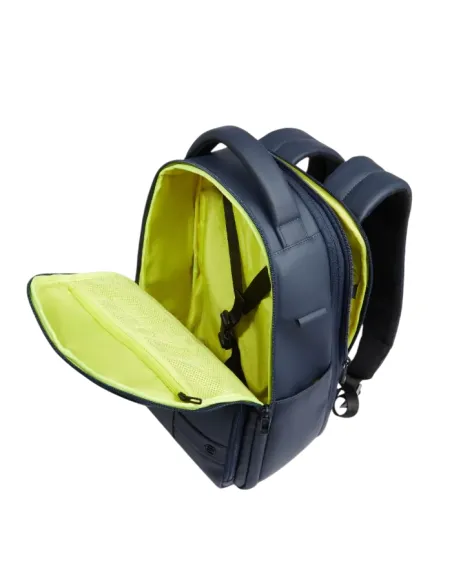 Piquadro Corner Rucksack klein erweiterbar Ryanair, blau