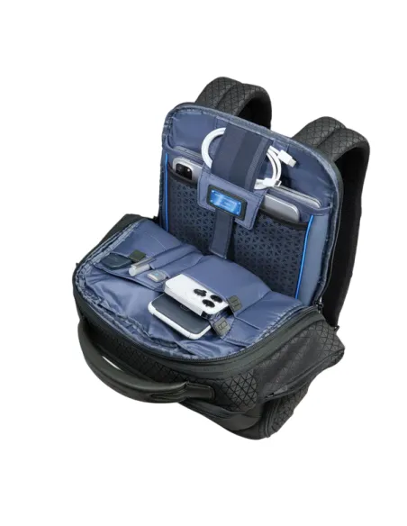 Piquadro Hex Rucksack modular aus recyceltem Gewebe & Leder, grün