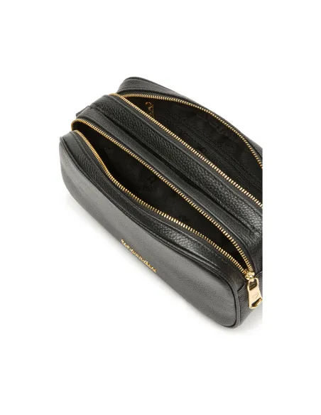 Braccialini Jinny Leather Crossbody Bag, black