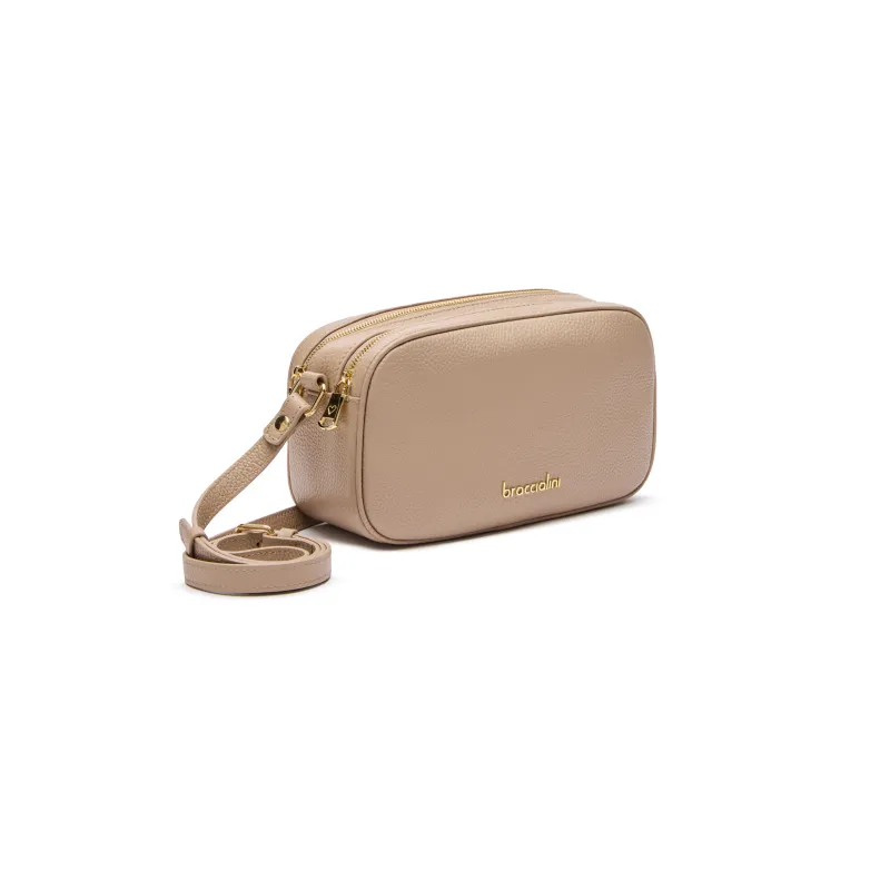 Borsa in pelle piccola con due comparti Braccialini... 2