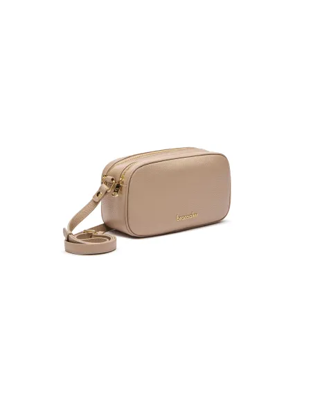 Braccialini Jinny Leather Crossbody Bag, taupe