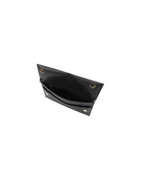 Braccialini Jinny Leather Clutch bag, Versatile Elegance, black