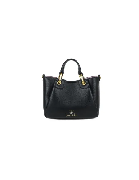 Braccialini Amy Small Eco-Leather Handbag, Elegant & Versatile, black