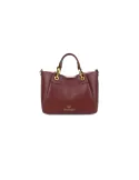 Braccialini Amy Small Eco-Leather Handbag, Elegant & Versatile, bordeaux