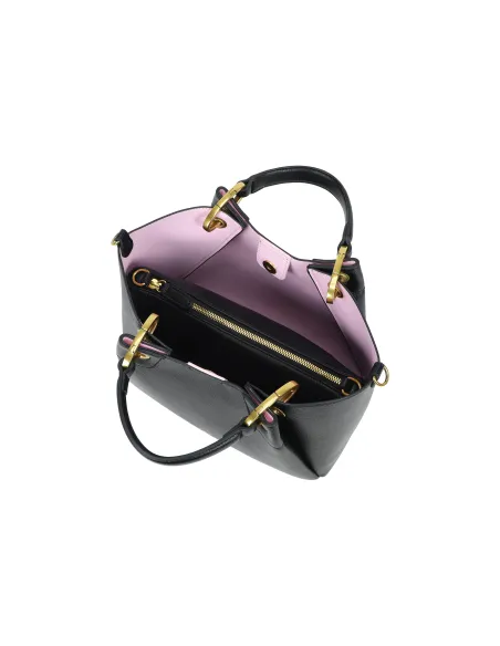 Mittelgroße Handtasche Amy von Braccialini, Eleganz & Funktionalität, schwarz