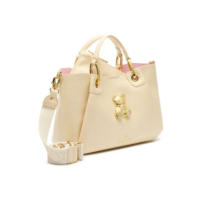 Braccialini Amy Bijoux Medium Handbag, beige 2