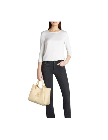 Handtasche Braccialini Amy Bijoux, beige