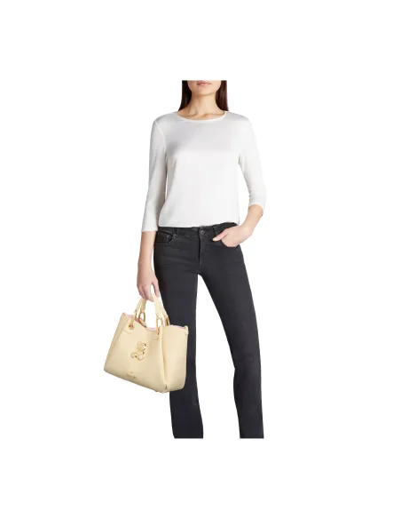 Borsa Amy Bijoux, beige