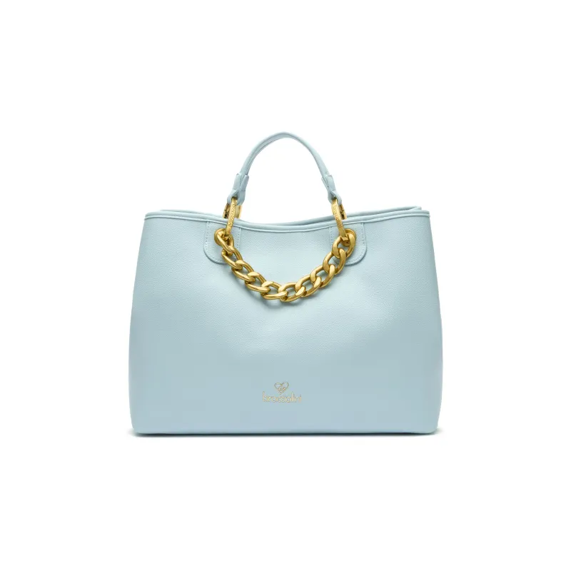 Braccialini Beth Jewels Large Handbag, light blue
