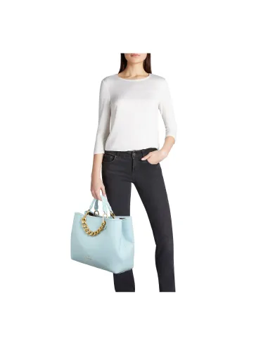 Borsa donna con accessorio in catena...