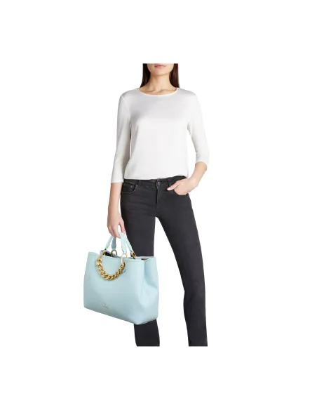 Braccialini Beth Jewels Handtasche groß, Himmelblau